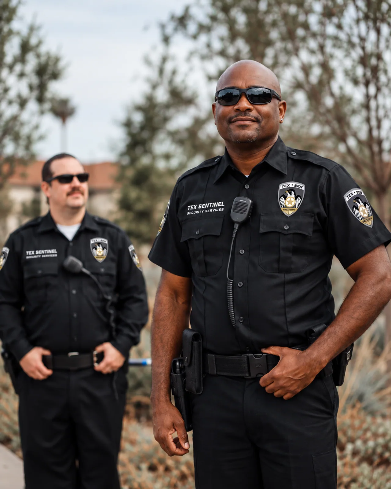 Security officer at a client site